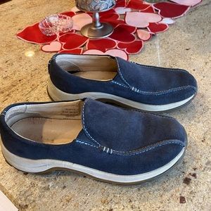 LL Bean Blue Suede Sport Moccs